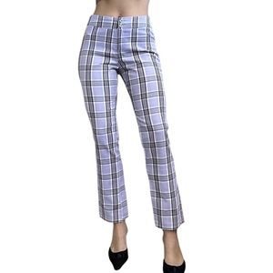 Pinko vintage purple plaid pants